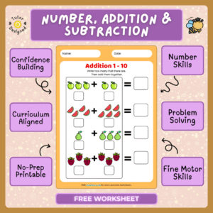 KS1 Maths Number, Addition and Subtraction Worksheets